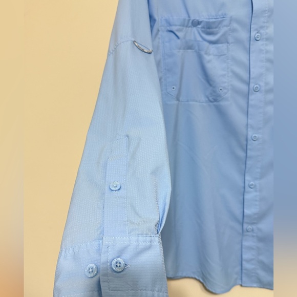 Columbia PFG Tamiami Il Button Long Sleeve Shirt Omni-Shade Classic Fit Size XL - Picture 6 of 14